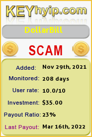 DollarBill details image on Key Hyip