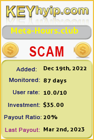 Meta-Hours.club details image on Key Hyip
